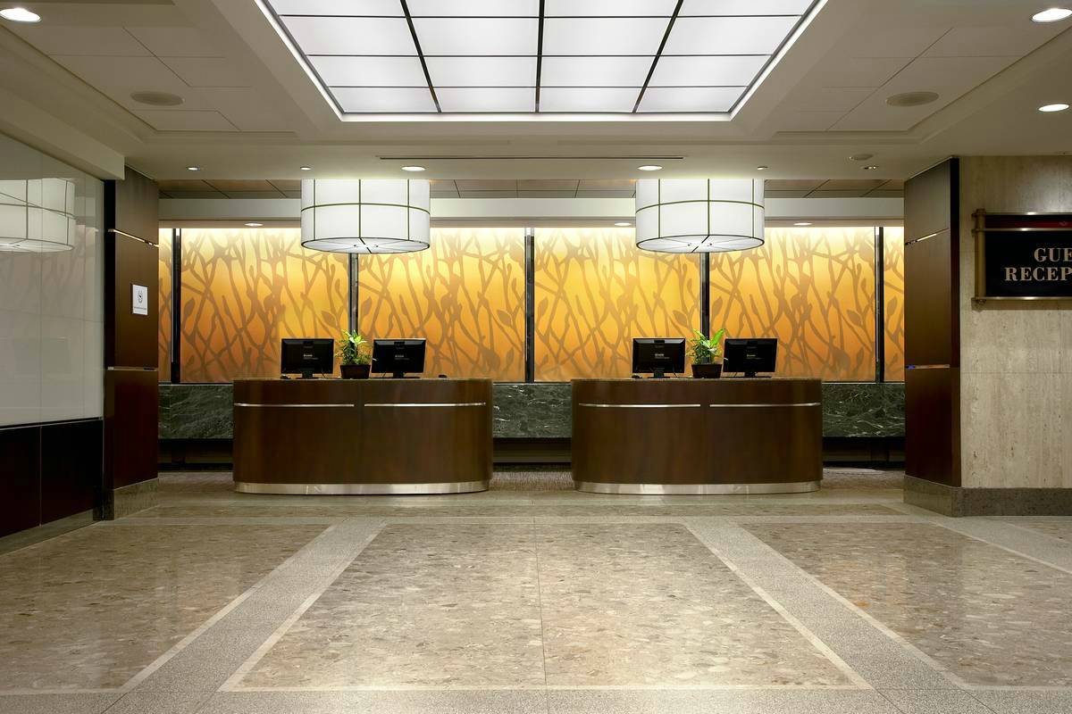 Sheraton Centre Toronto Lobby Front Desk Renovation